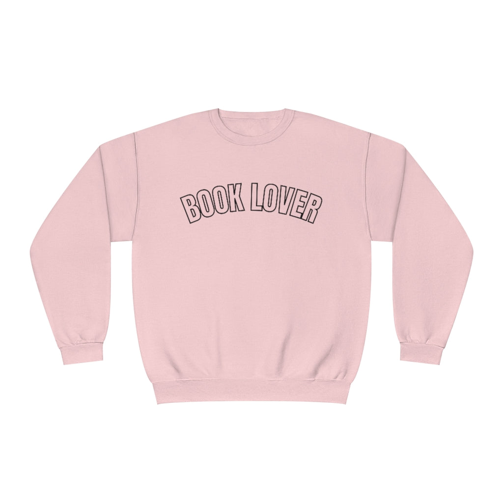 Book Lover Sweatshirt-White