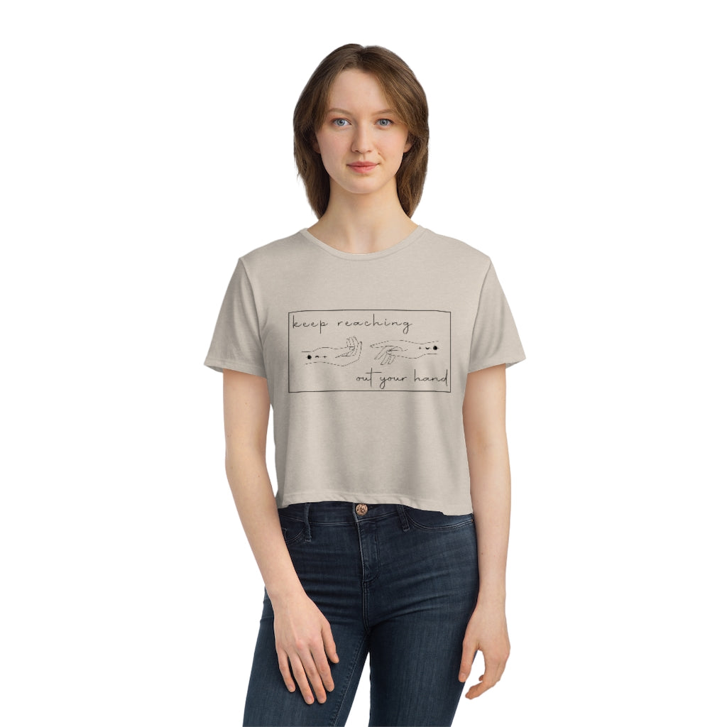 ACOSF Reaching out your hand Cropped Tee