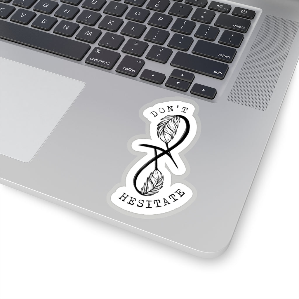 Don't Hesitate Bonding Scrypt Crown of Blood & Wings Stickers