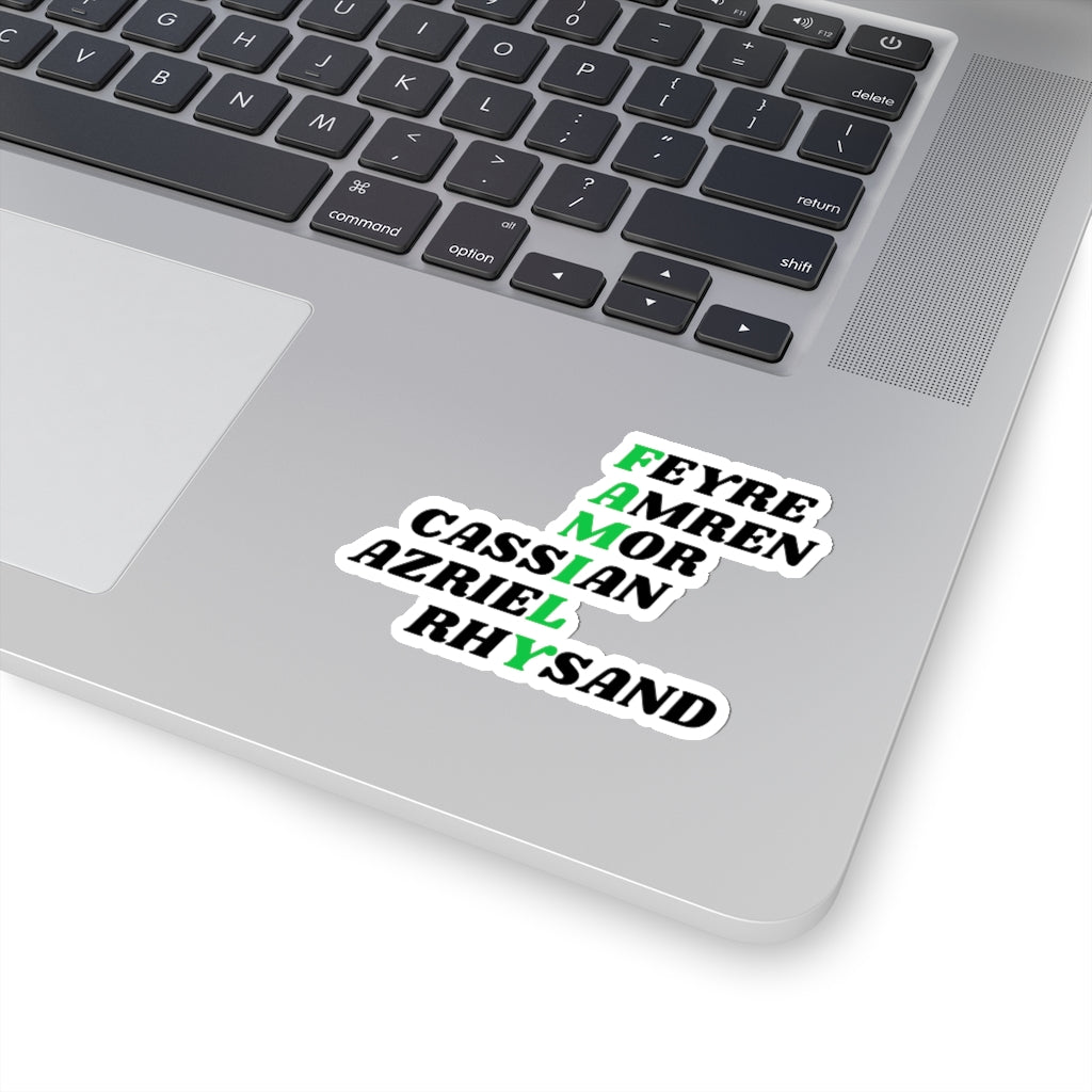 ACOTAR Family Kiss-Cut Stickers