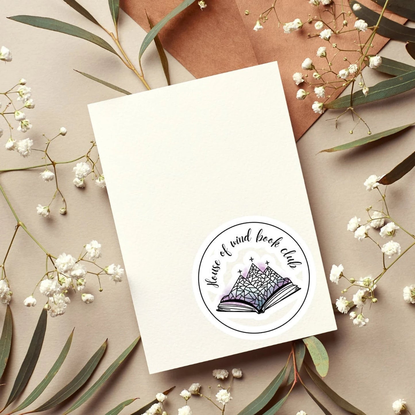 House of Wind Bookclub Sticker