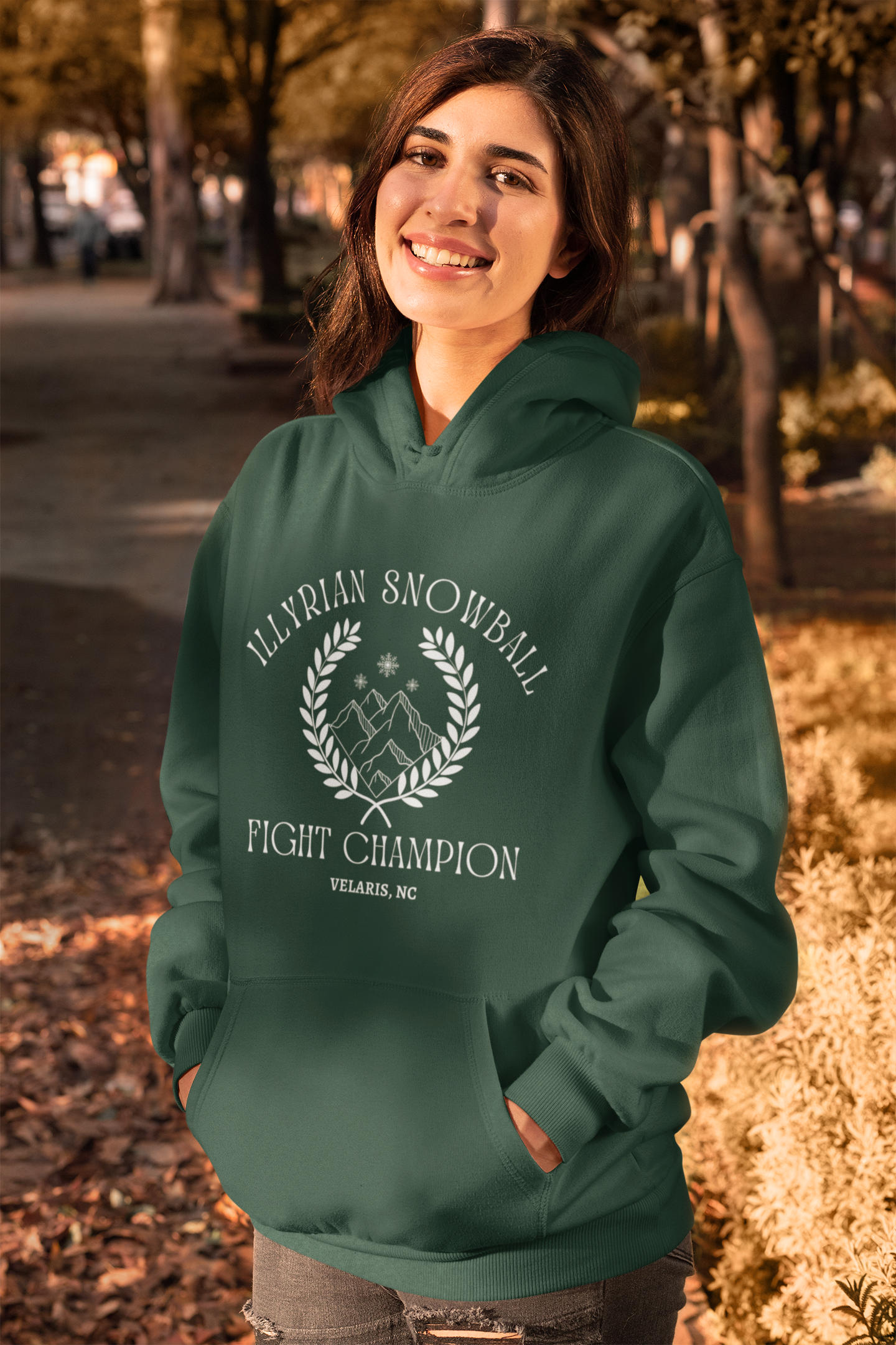 Illyrian Snowball Fight Champion ACOTAR Hooded Sweatshirt