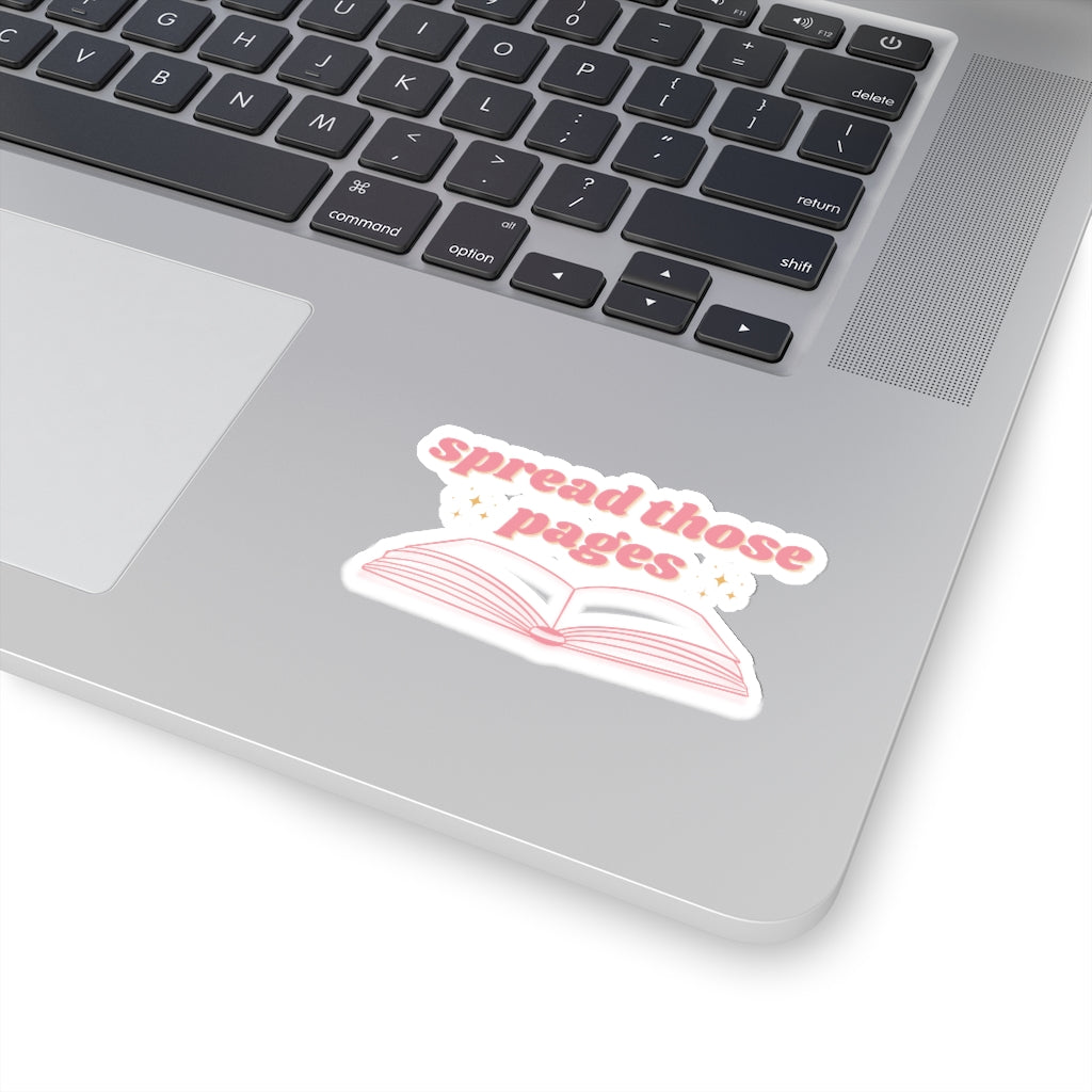 Spread Those Pages Bookish Kiss-Cut Stickers