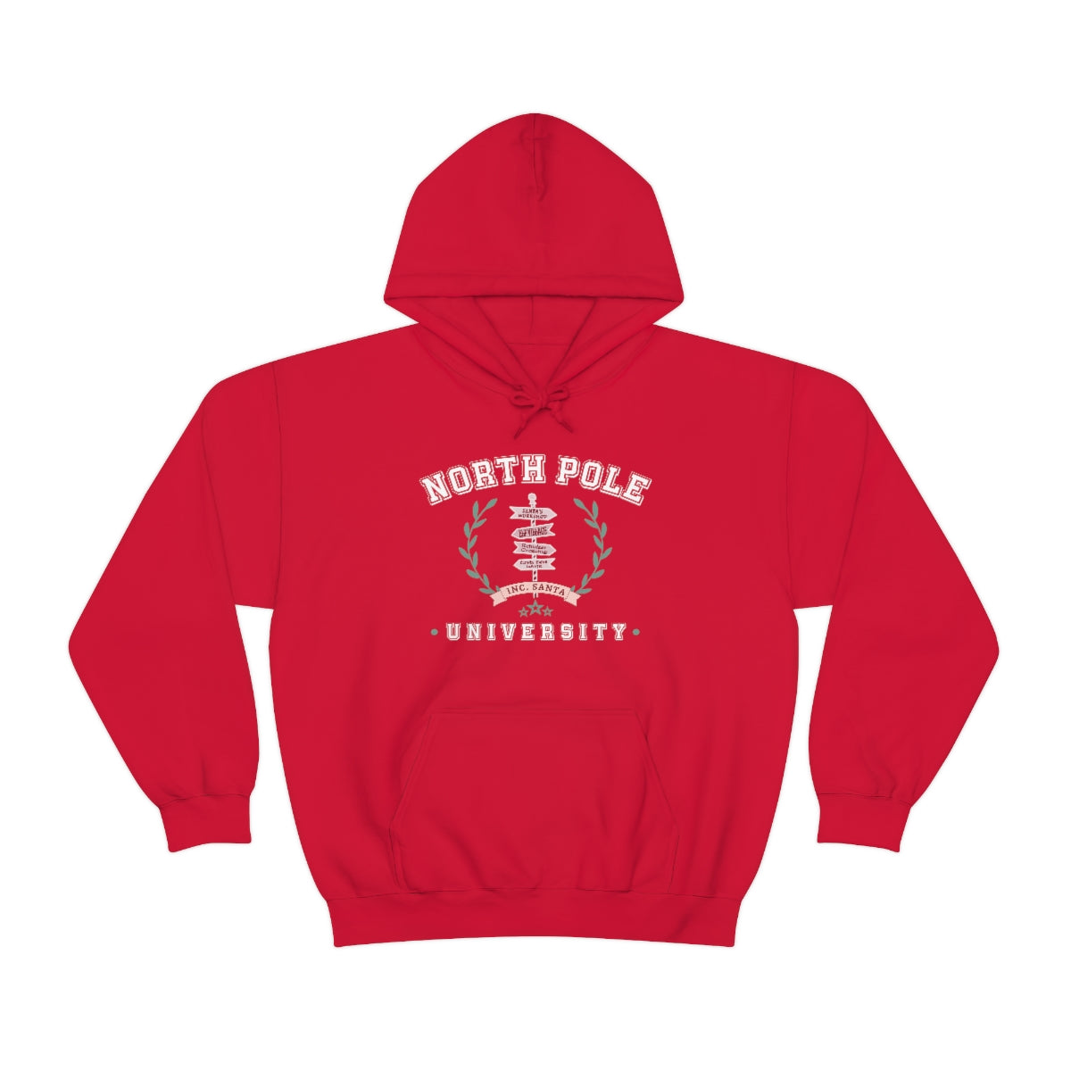 North Pole University Hooded Sweatshirt