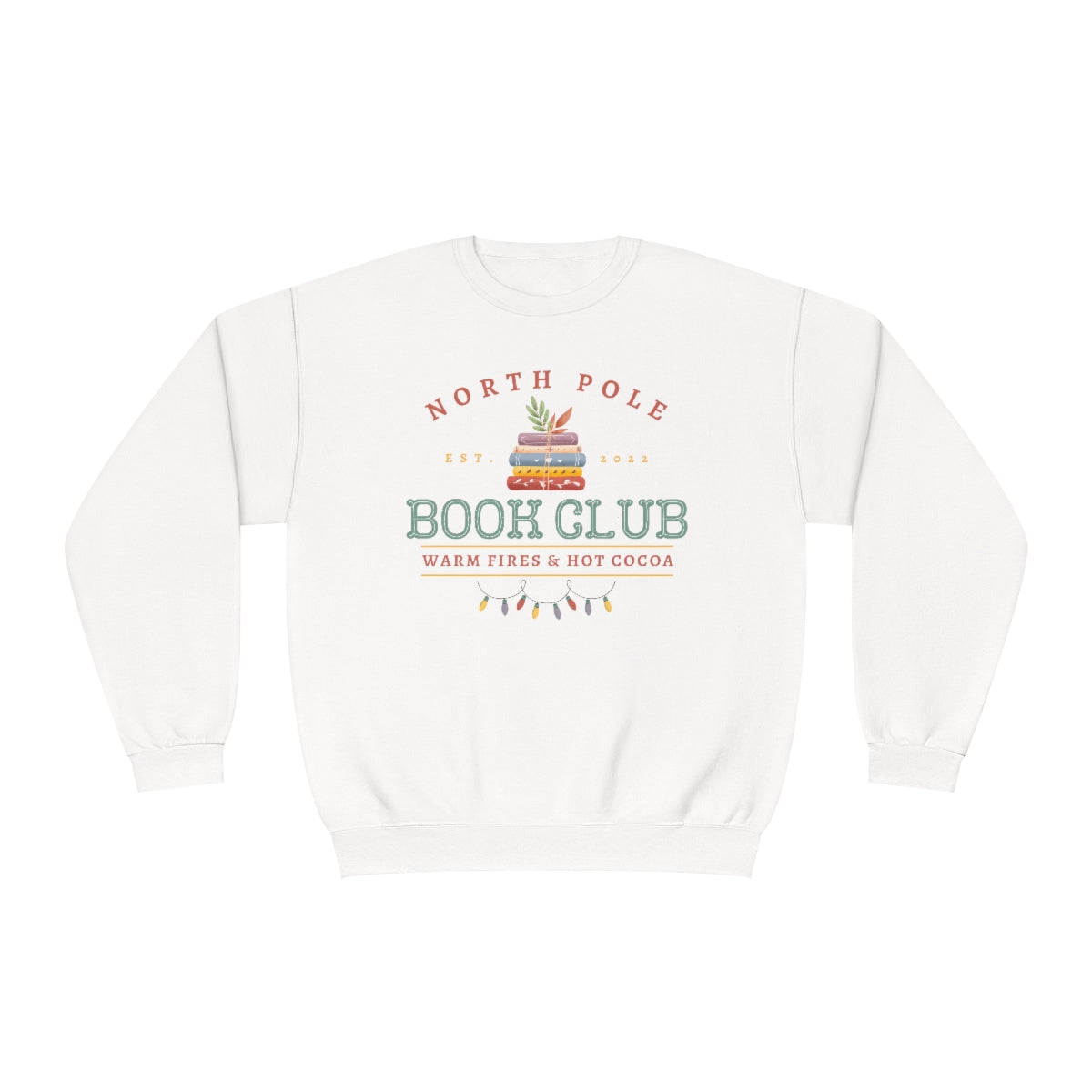 Color North Pole Book Club Crewneck Sweatshirt