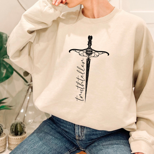 Truthteller Azriel Sword Crewneck Sweatshirt