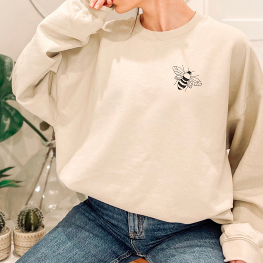 Bee Minimalist Sweatshirt