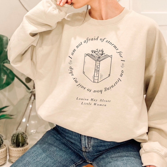 Little Women Ships & Sails Crewneck Sweatshirt