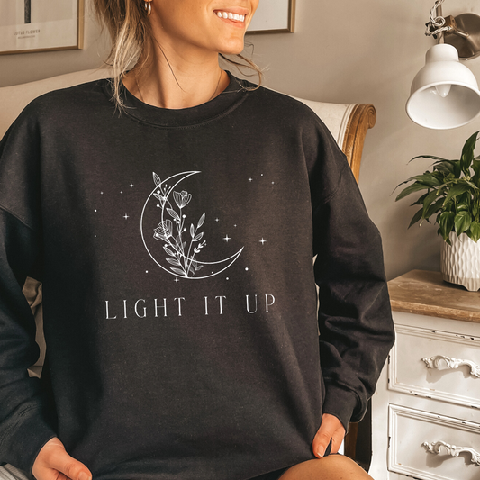 Light it Up Crescent City Crewneck Sweatshirt