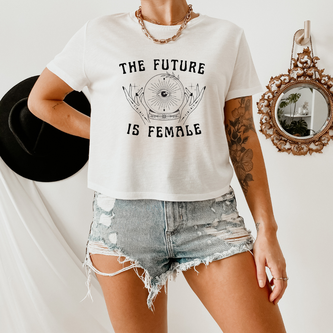 Future is Female Cropped Tee