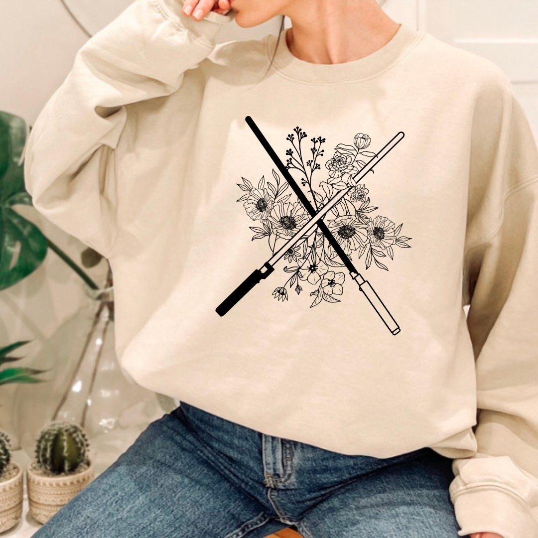 FlowerSaber Crewneck Sweatshirt