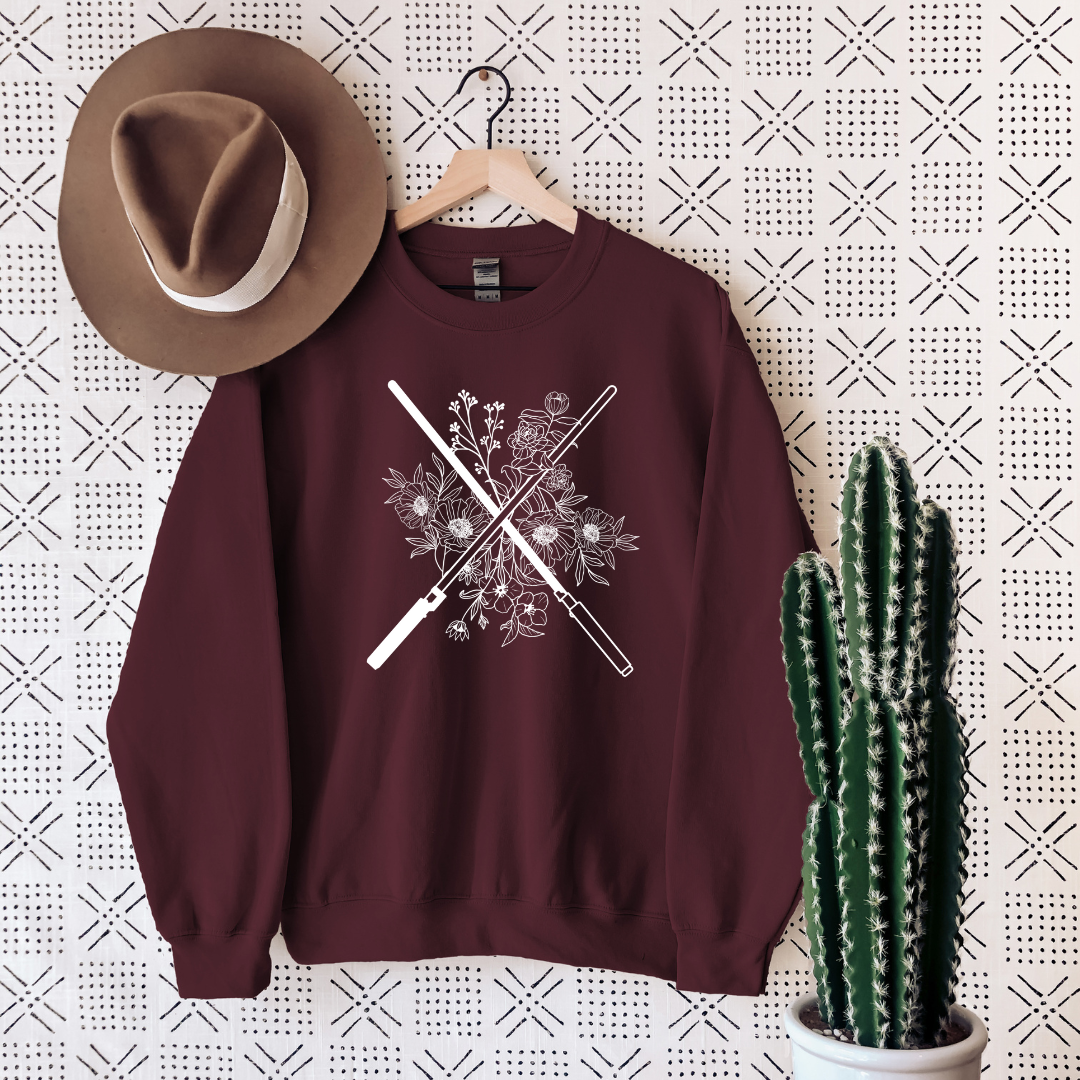 FlowerSaber Crewneck Sweatshirt