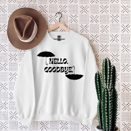 Hello Bye Crewneck Sweatshirt