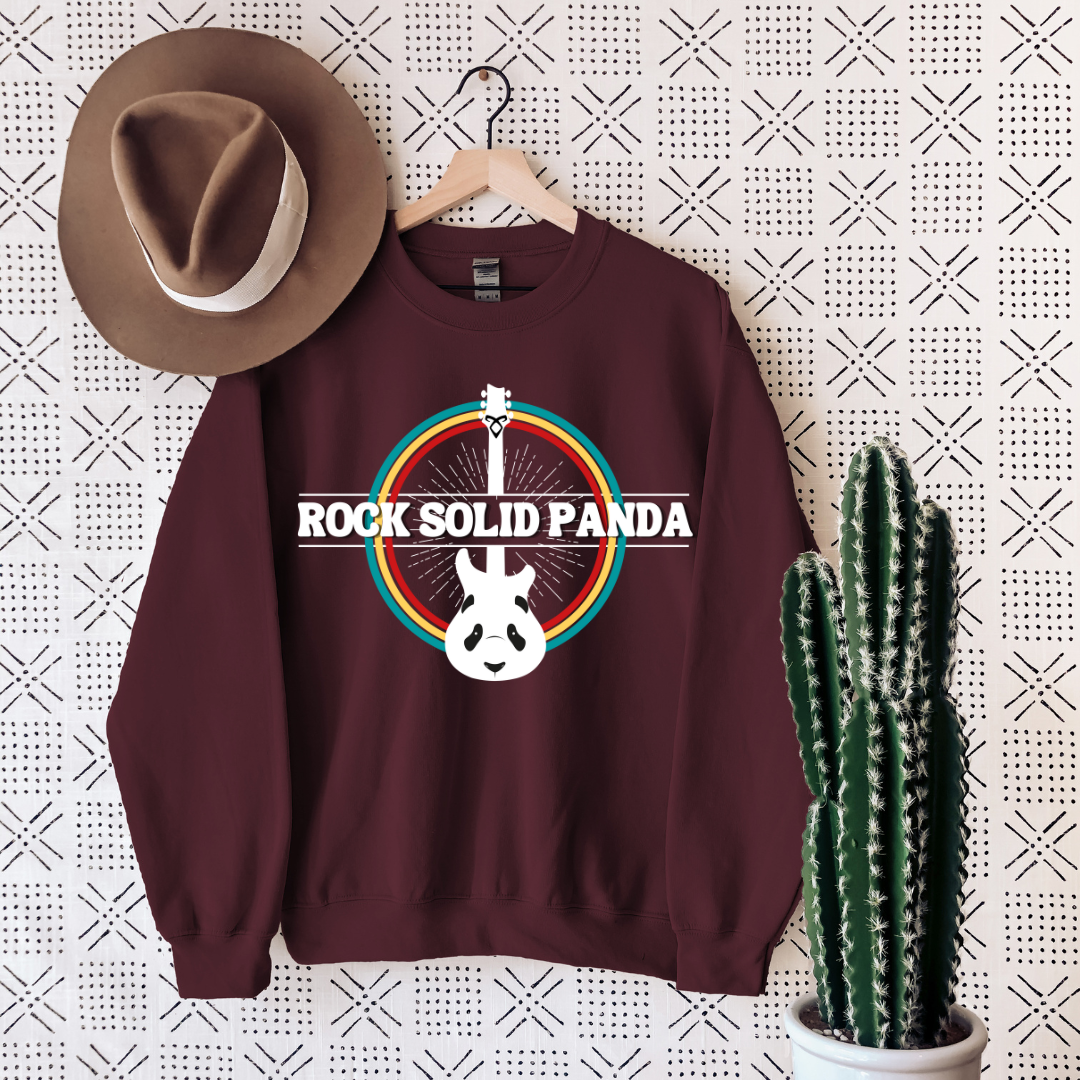 Rock Panda Crewneck Sweatshirt