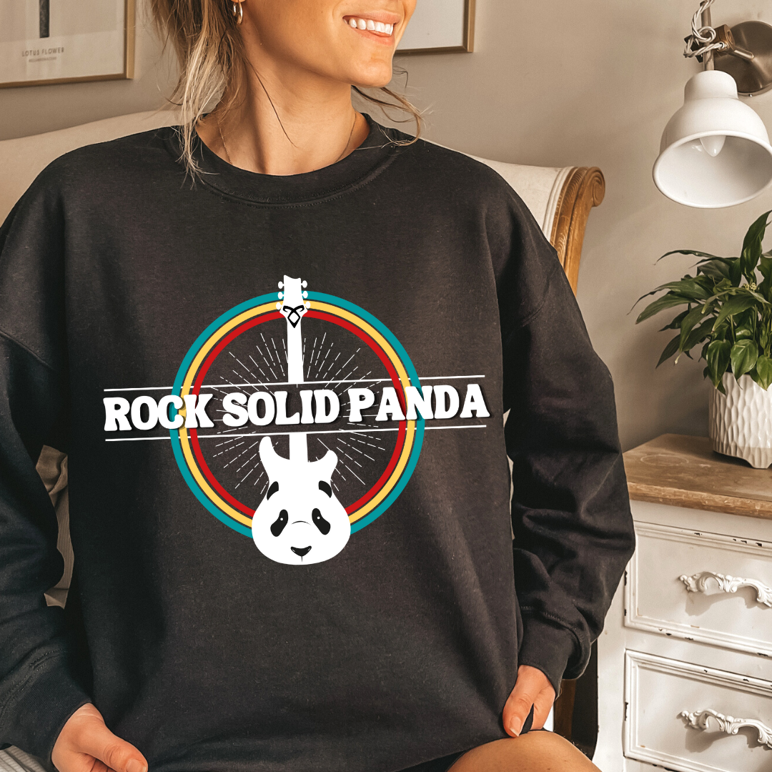 Rock Panda Crewneck Sweatshirt