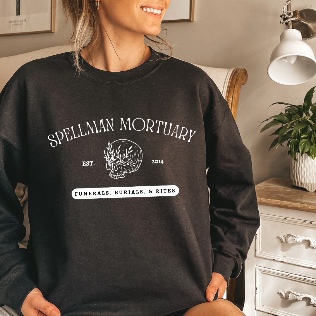 Witch's Mortuary Crewneck Sweatshirt