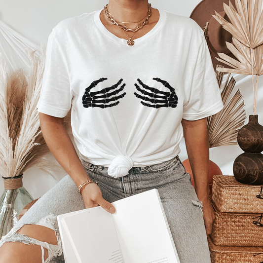 Skeleton Hands Short Sleeve Tee