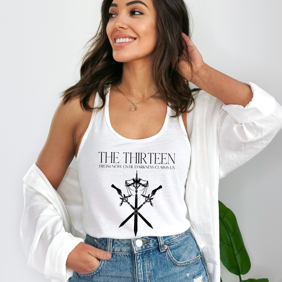 The Thirteen Racerback Tank