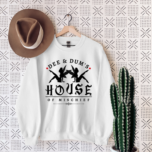 Dee & Dum's House of Mischief *ALICE THE DAGGER* Crewneck Sweatshirt