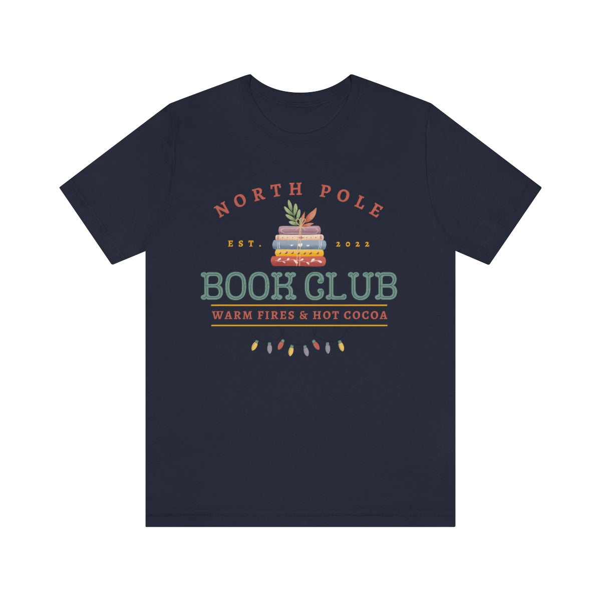 North Pole Book Club Color Short Sleeve Tee