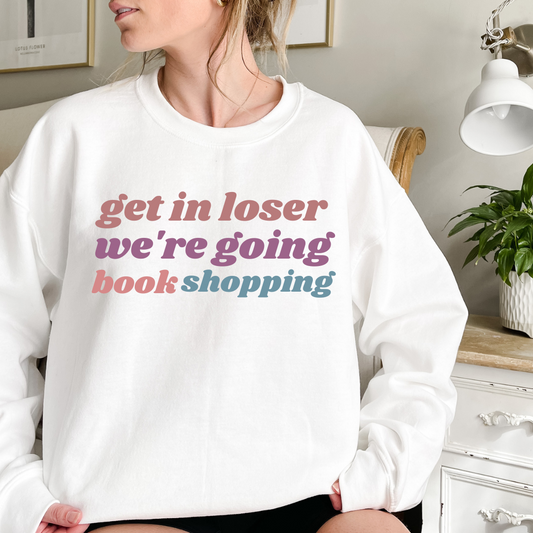 Book Shopping Sweatshirt