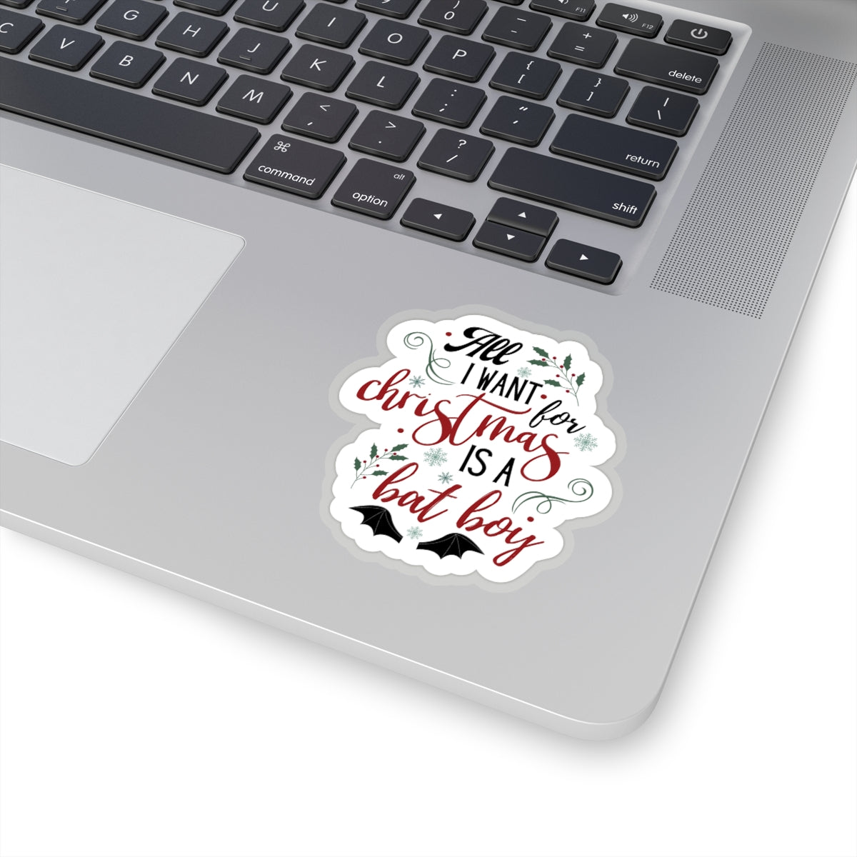 Bat Boy Christmas Kiss-Cut Stickers