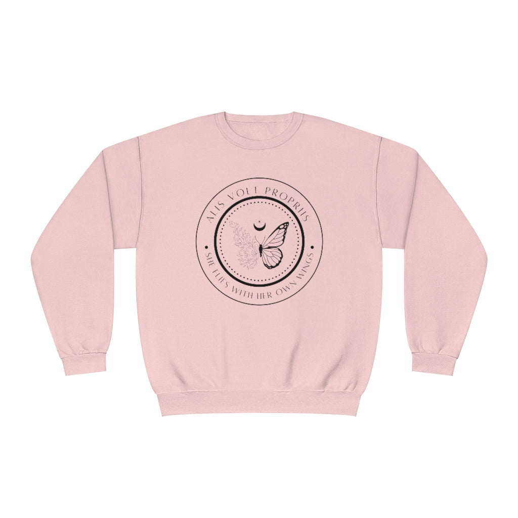 Her Own Wings Crewneck Sweatshirt