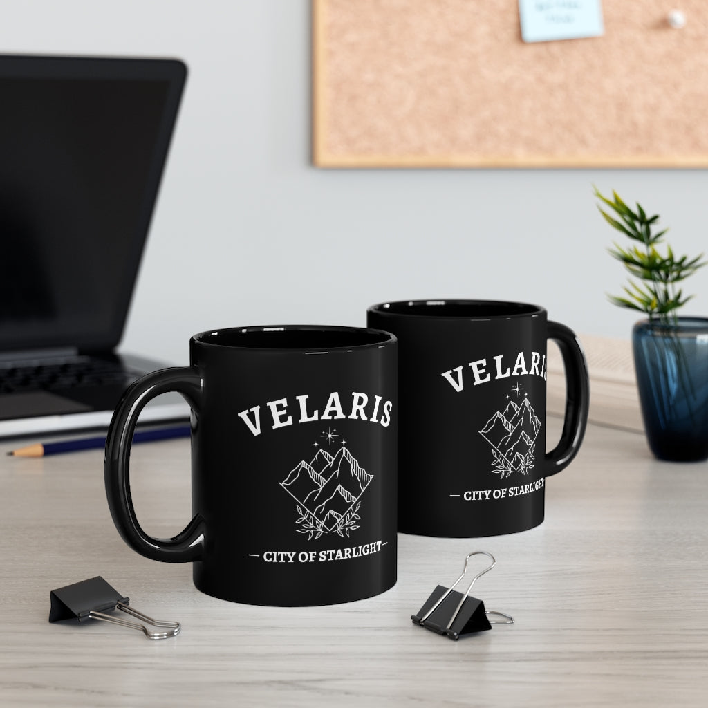 Velaris ACOTAR Black Mug