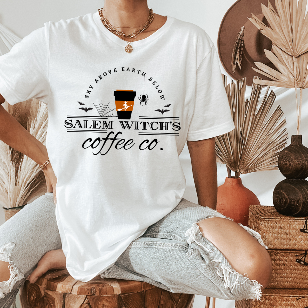 Salem Witch Coffee Short Sleeve Tee