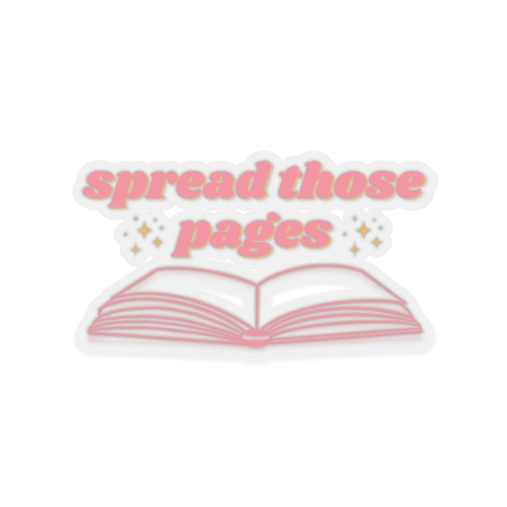 Spread Those Pages Bookish Kiss-Cut Stickers