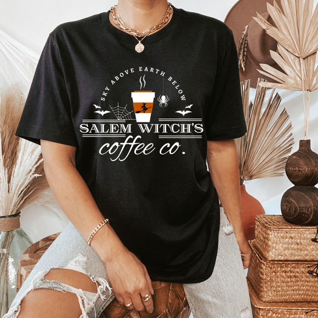 Salem Witch Coffee Short Sleeve Tee