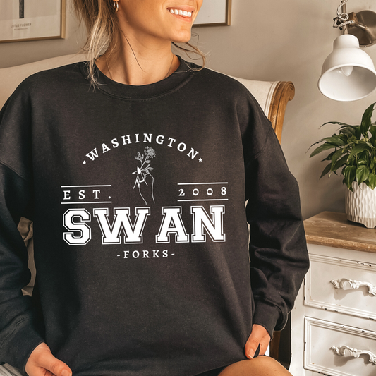 Swan Crewneck Sweatshirt