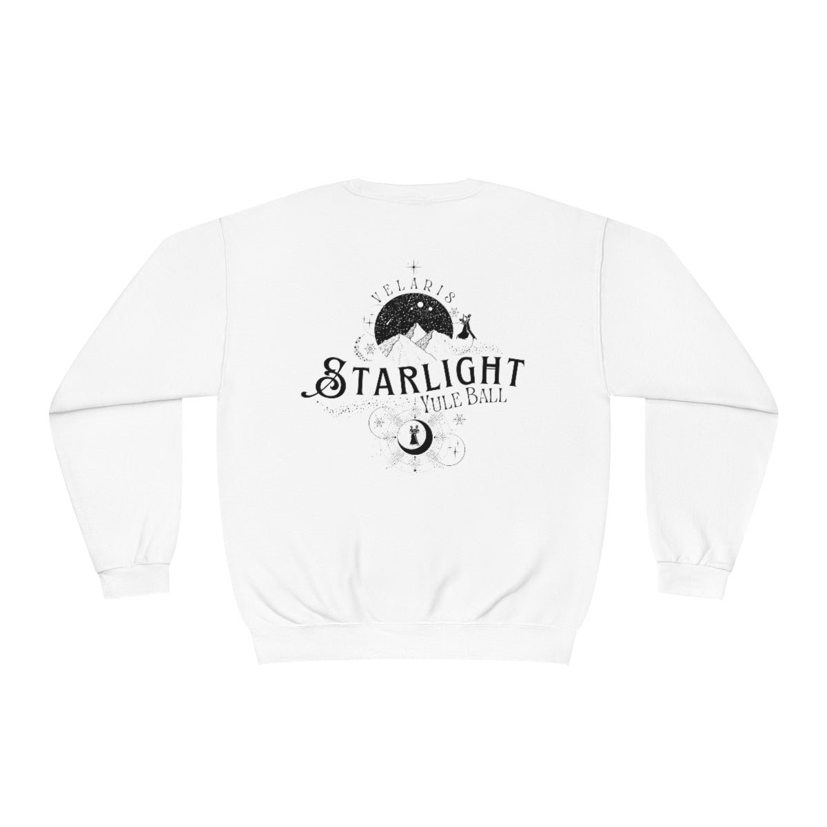 Starlight Yule Ball BACK DESIGN Crewneck Sweatshirt