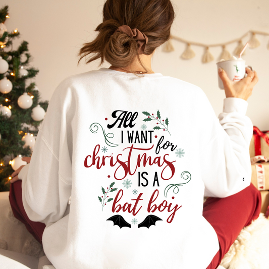 BACK All I want are Bat Boys Crewneck Sweatshirt