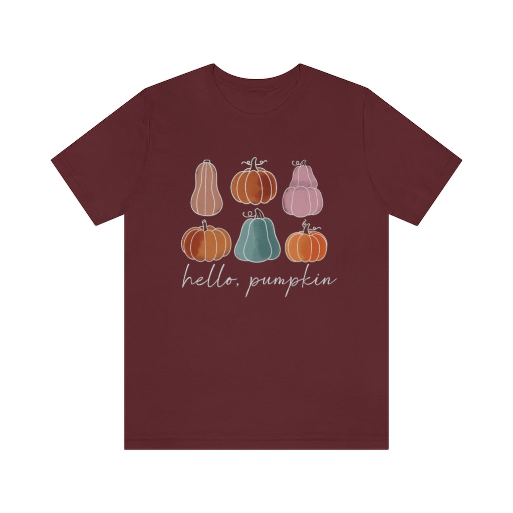 Hello Pumpkin Short Sleeve Tee