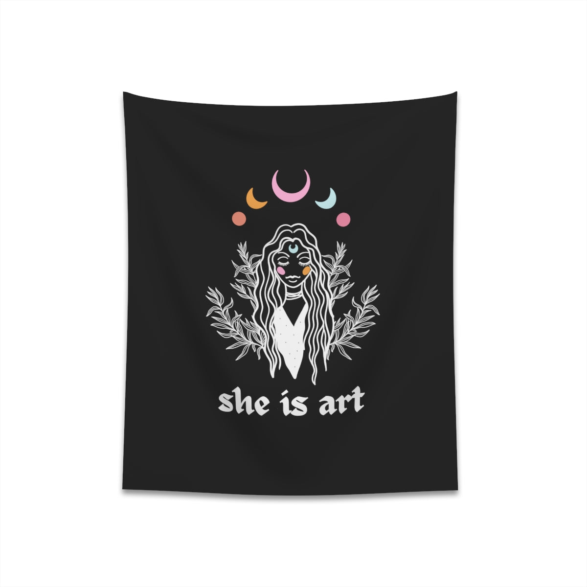 She is Art Wall Tapestry