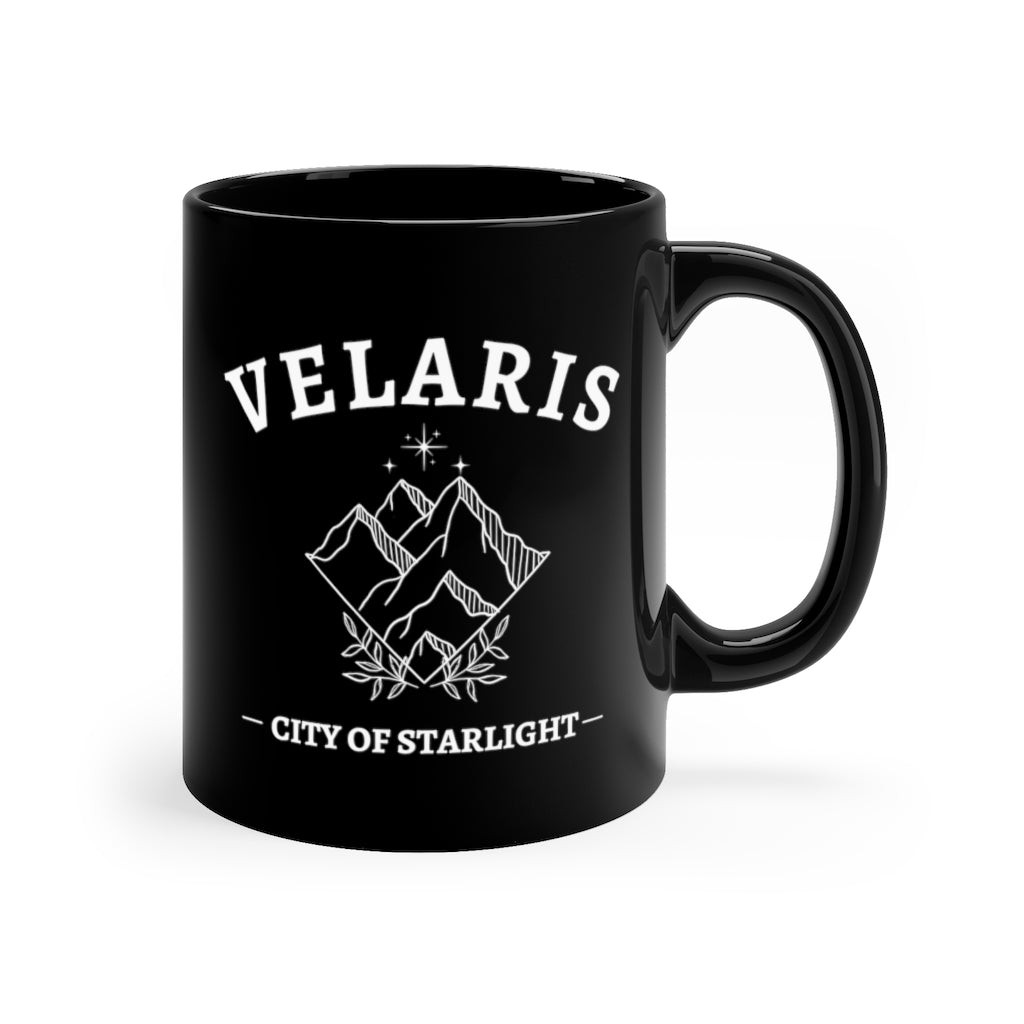 Velaris ACOTAR Black Mug