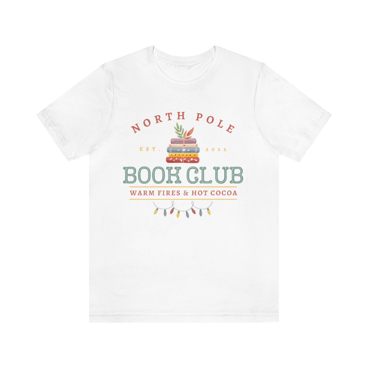 North Pole Book Club Color Short Sleeve Tee