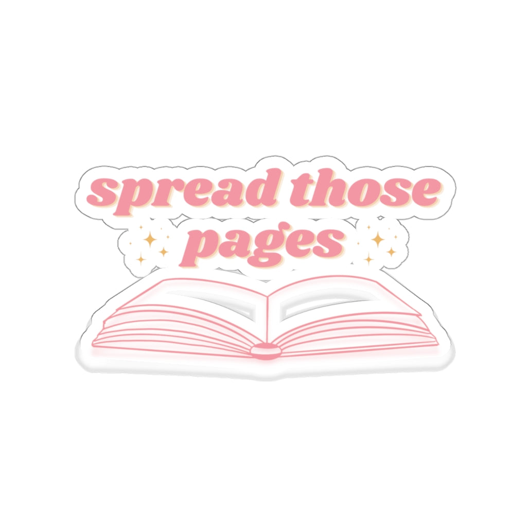 Spread Those Pages Bookish Kiss-Cut Stickers