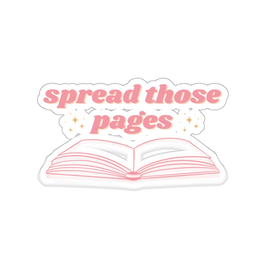 Spread Those Pages Bookish Kiss-Cut Stickers