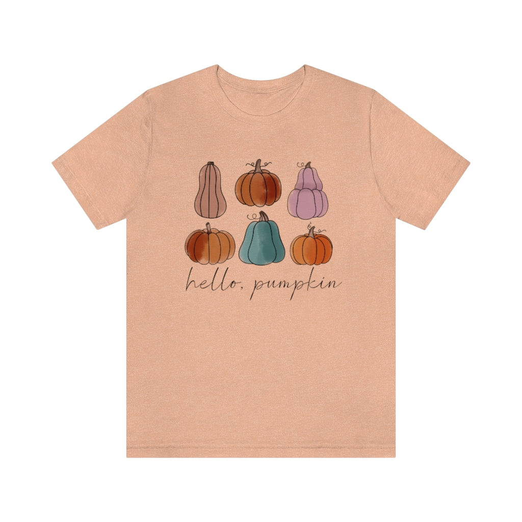 Hello Pumpkin Short Sleeve Tee