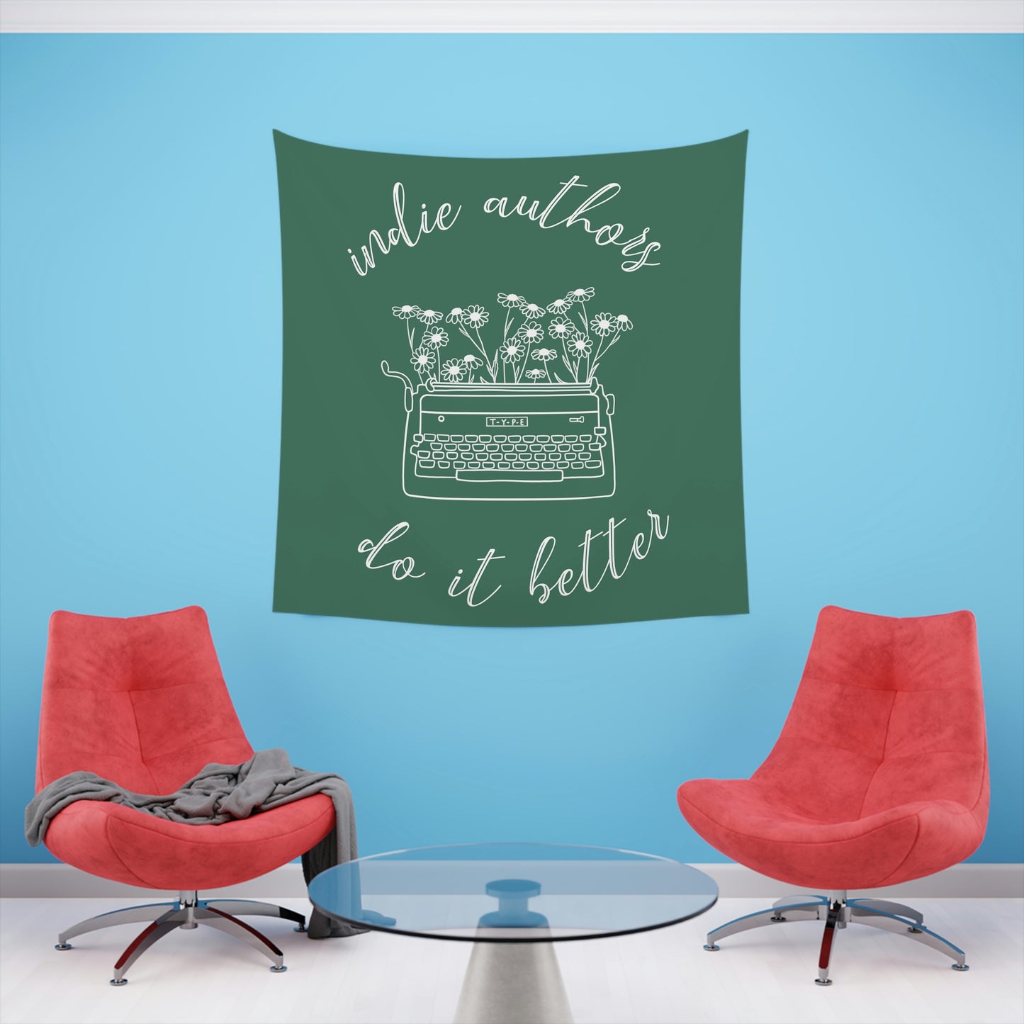 Indie Authors Wall Tapestry