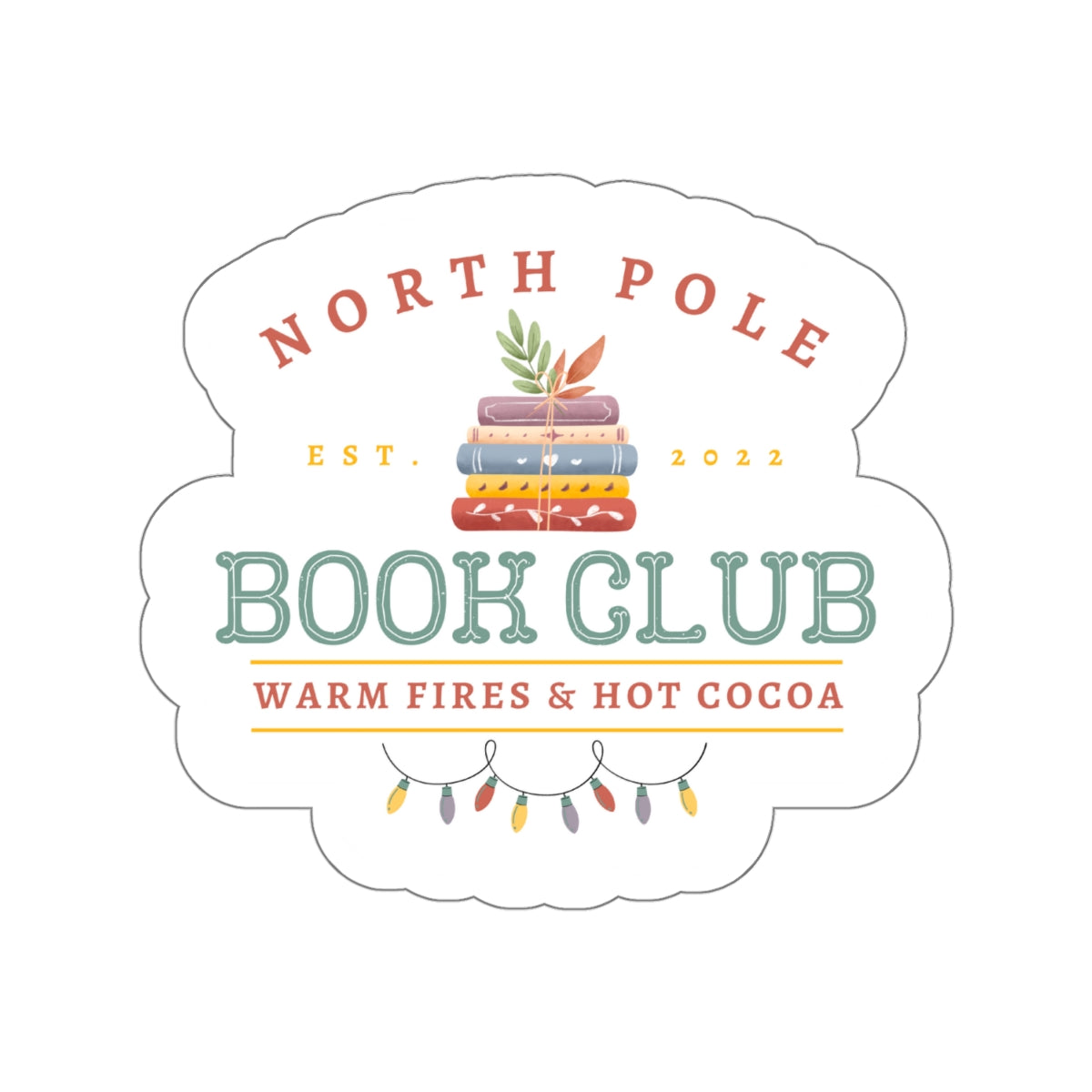 North Pole Book Club Sticker