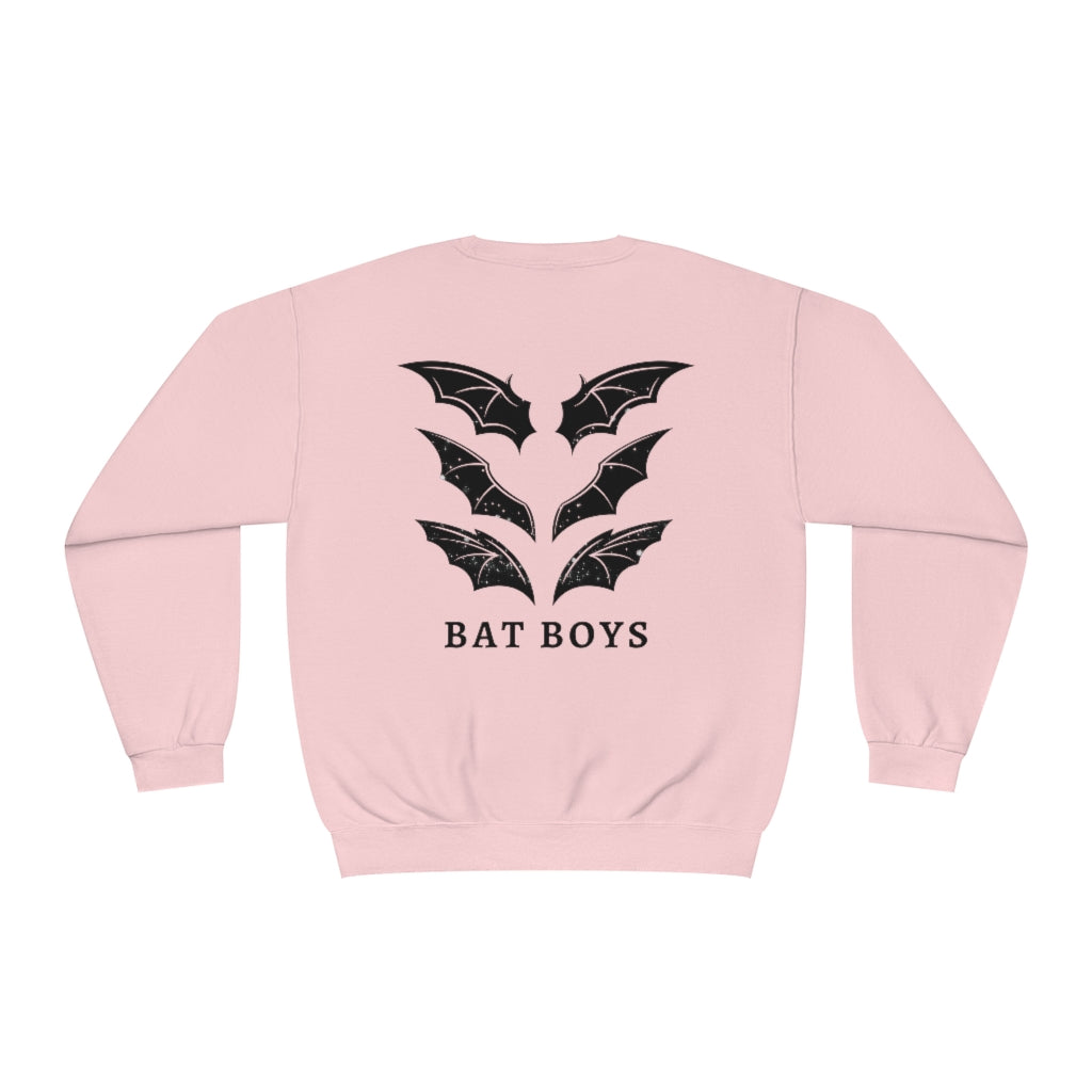 Bat Boys (back design) Crewneck Sweatshirt