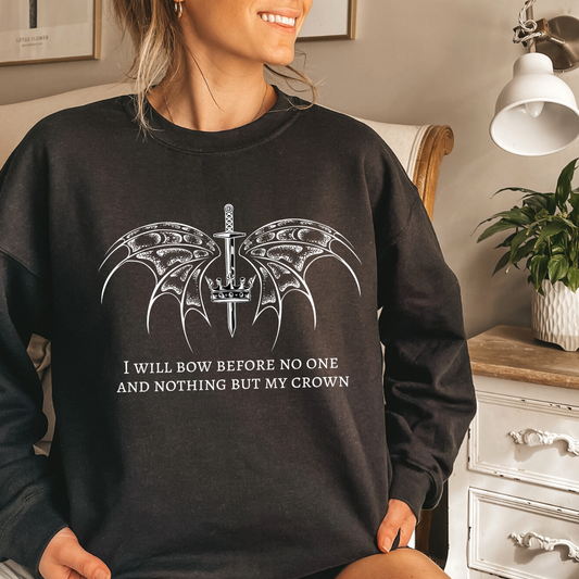 Bow to no one Crewneck Sweatshirt