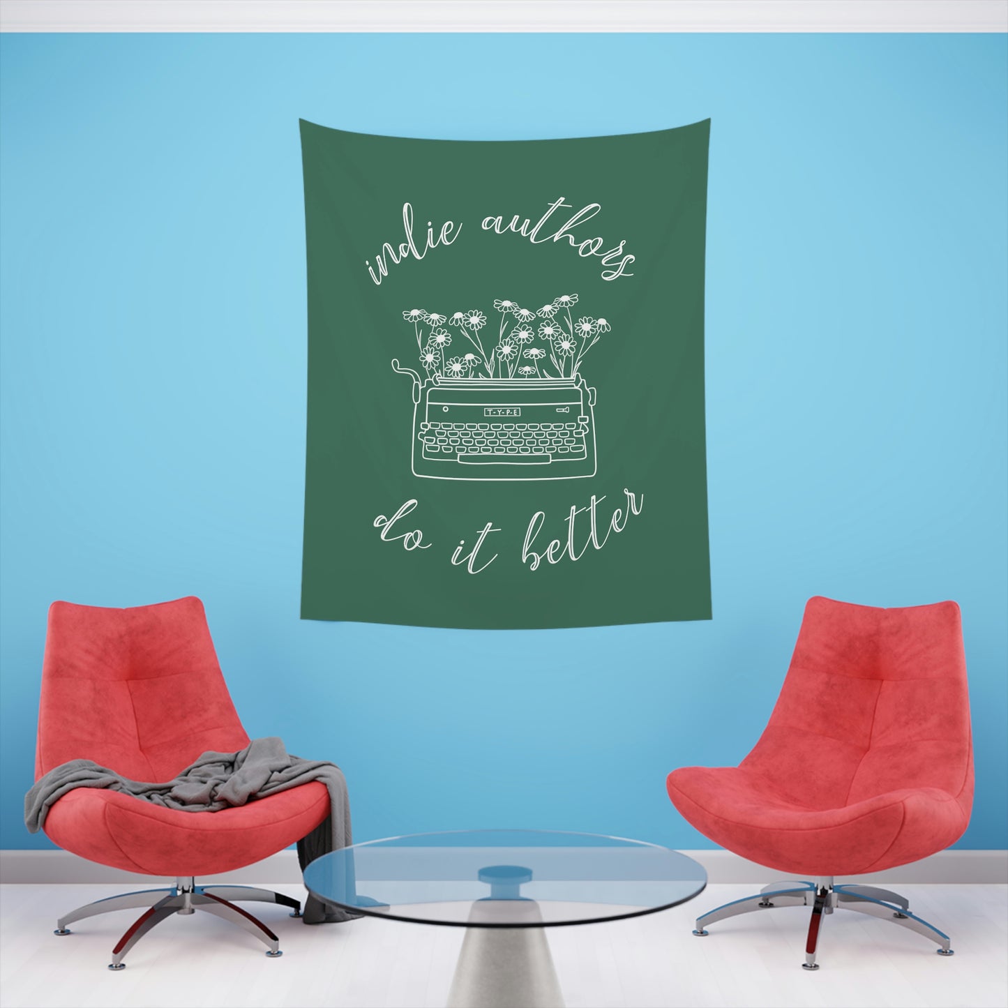 Indie Authors Wall Tapestry