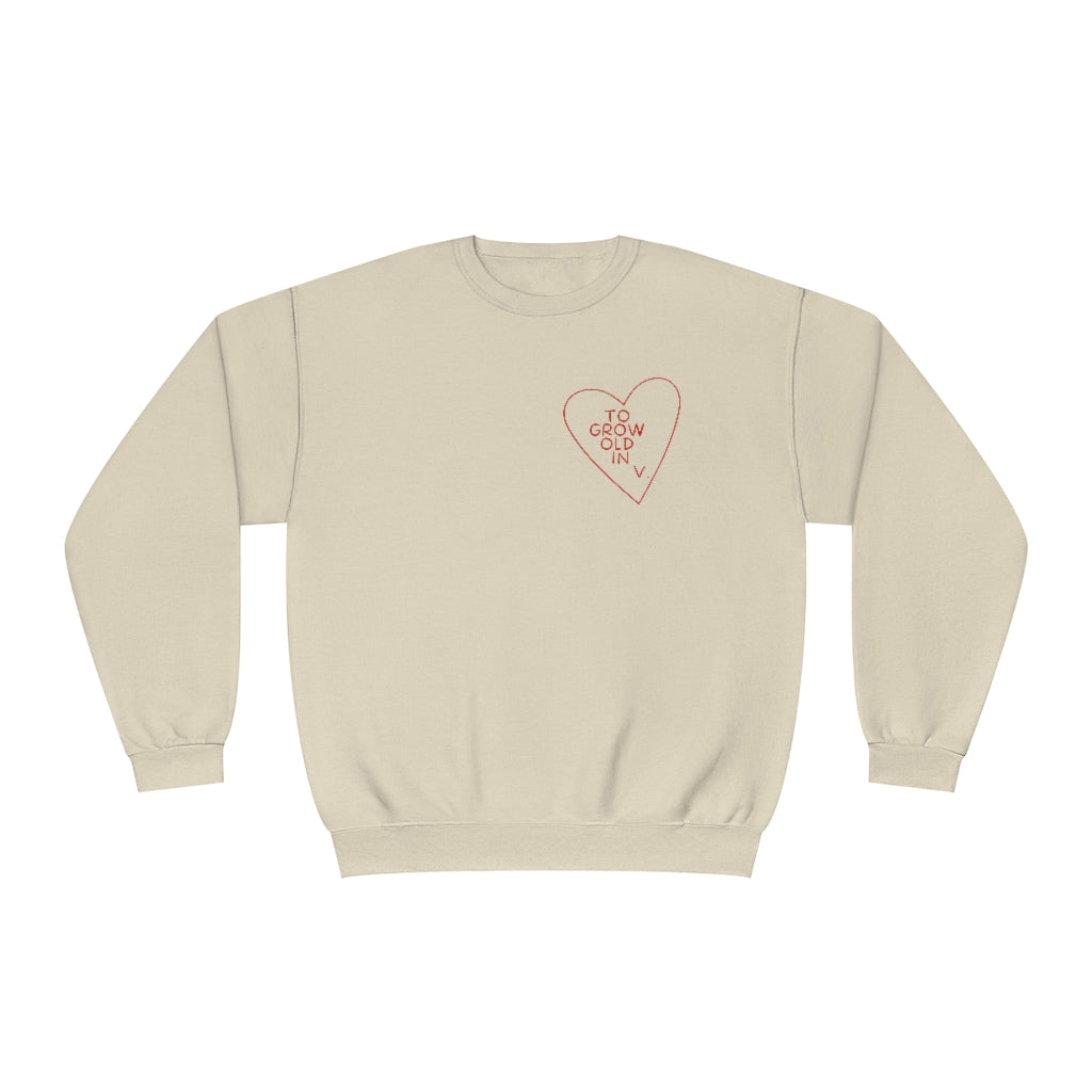 WV Heart Crewneck Sweatshirt