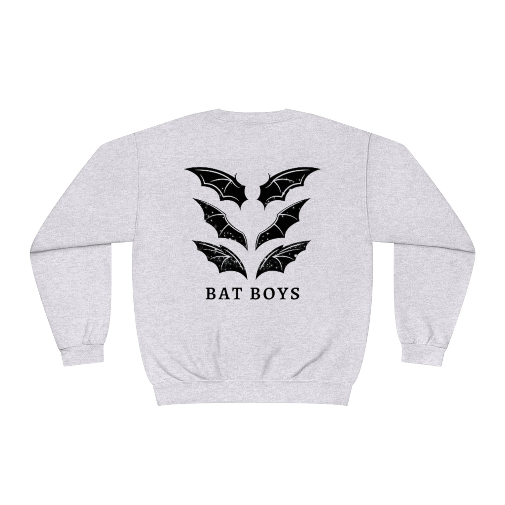 Bat Boys (back design) Crewneck Sweatshirt