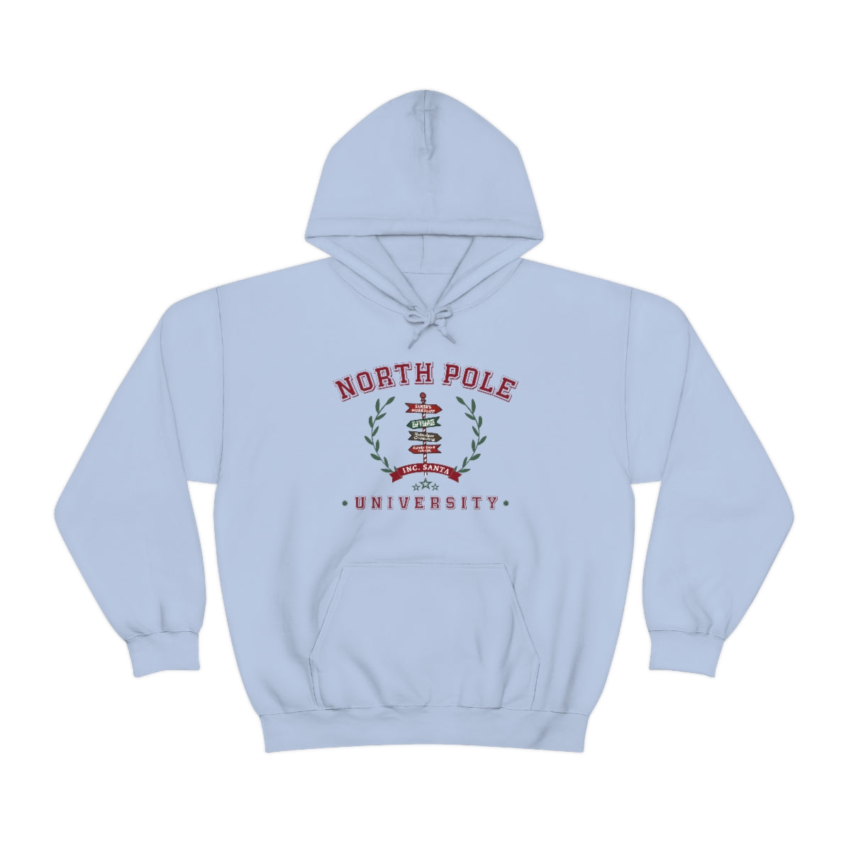 North Pole University Hooded Sweatshirt