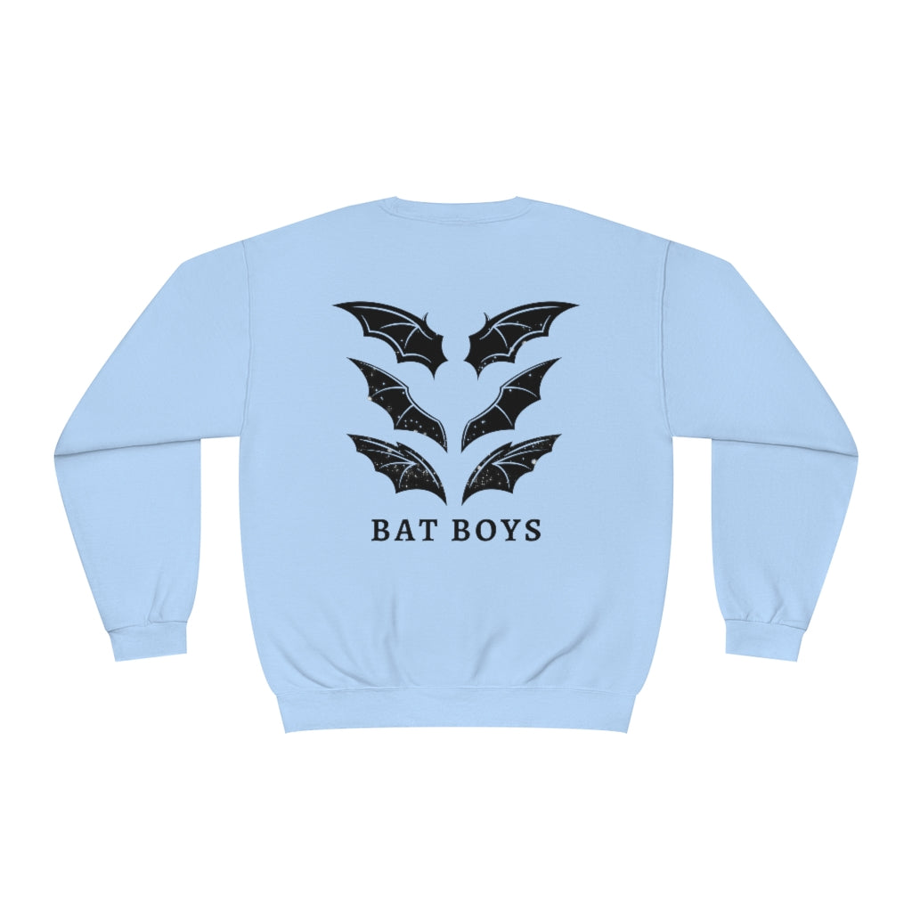 Bat Boys (back design) Crewneck Sweatshirt